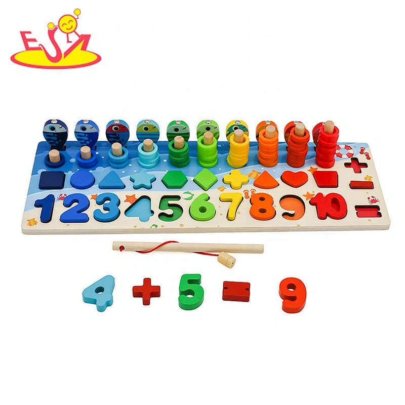 Customize magnetic wooden learning board for baby W12D226