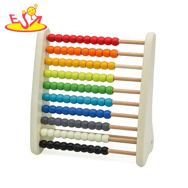 New hottest kids preschool wooden counting toy with beads W12A045