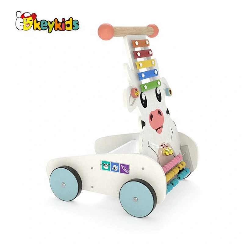 New design multifunctional wooden baby walker toys for preschool W16E155