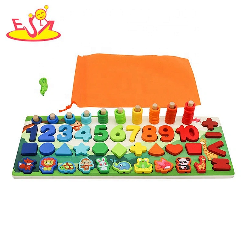New hottest educational wooden 2 in 1 discovery table for children W12D224