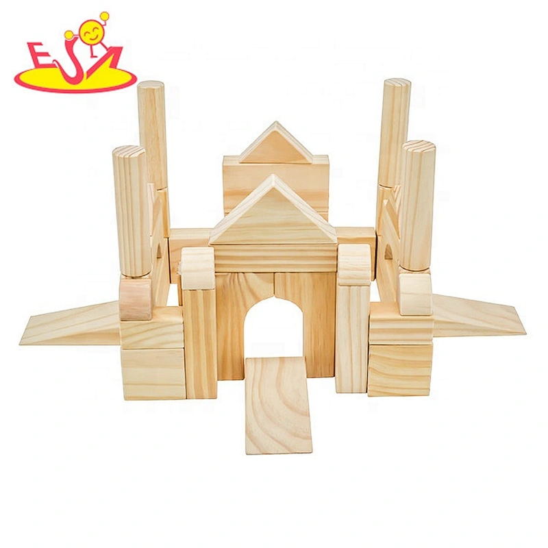Customize educational wooden mermaid block toy for kids W13D293