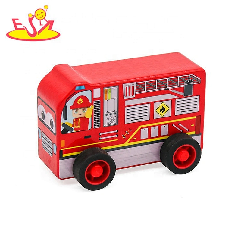 High quality kids wooden toy vehicles for wholesale W04A476
