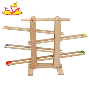 Customize educational wooden toy car ramps for toddlers W04E110