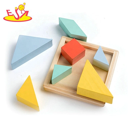 Customize first aid wooden tangram blocks for kids W11D011