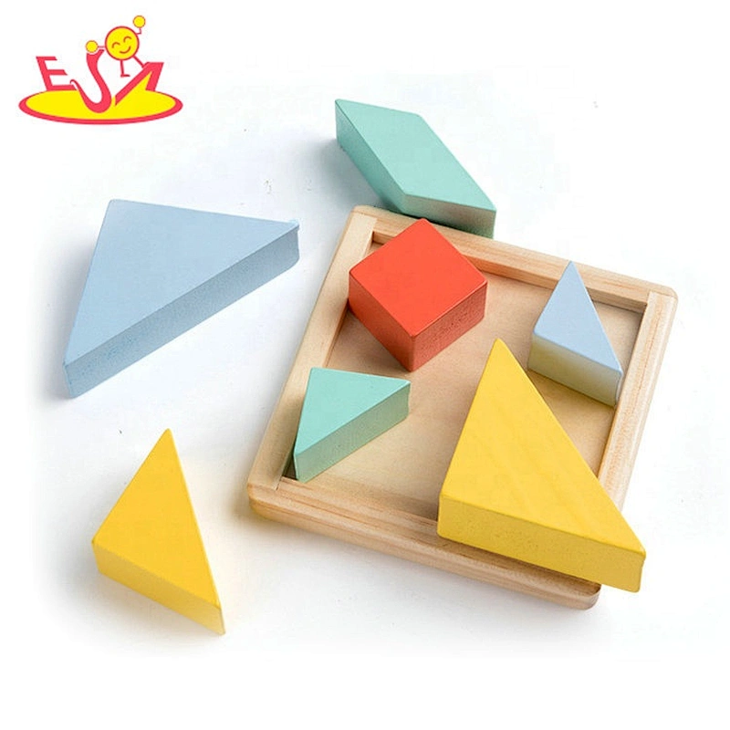 Customize first aid wooden tangram blocks for kids W11D011