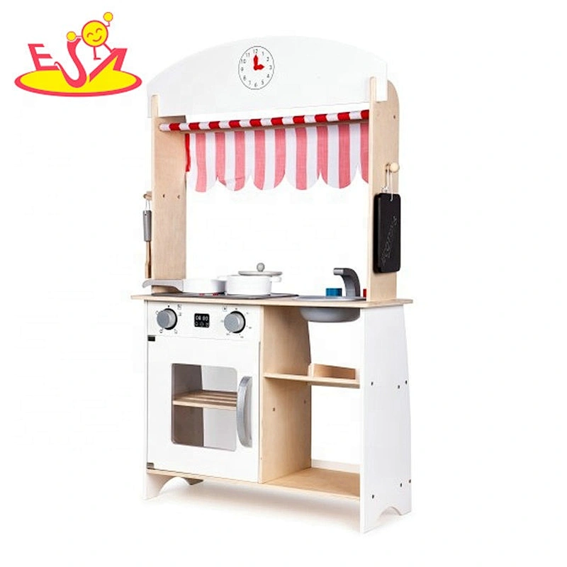 Customize mini woodne play cooking toy for children W10C538