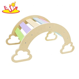 Customize natural wooden baby rattle toy for wholesale W08K291