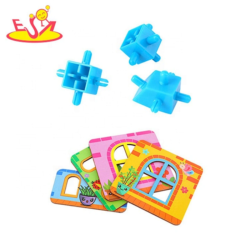 Customize DIY wooden building toy for children W13A211