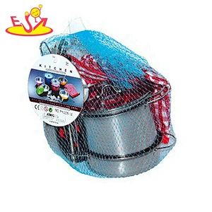 Customize 12 PCS kids stainless steel toy pan set for pretend play M03A012