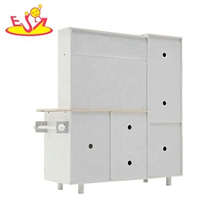 New sale pretend play white big kitchen toy set for children W10C598