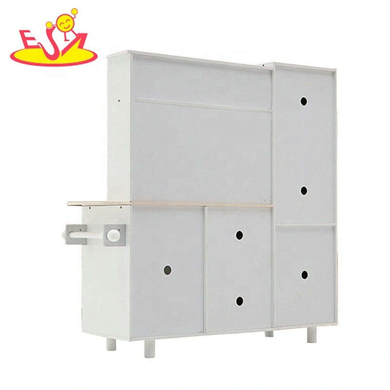 New sale pretend play white big kitchen toy set for children W10C598