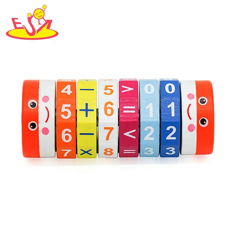 Customize educational wooden math learning toy for kids W12E056