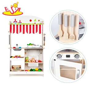 Customize simulation wooden play food for kids W10C539