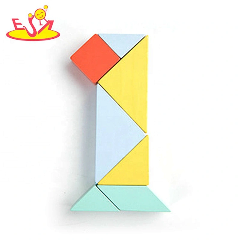 Customize first aid wooden tangram blocks for kids W11D011