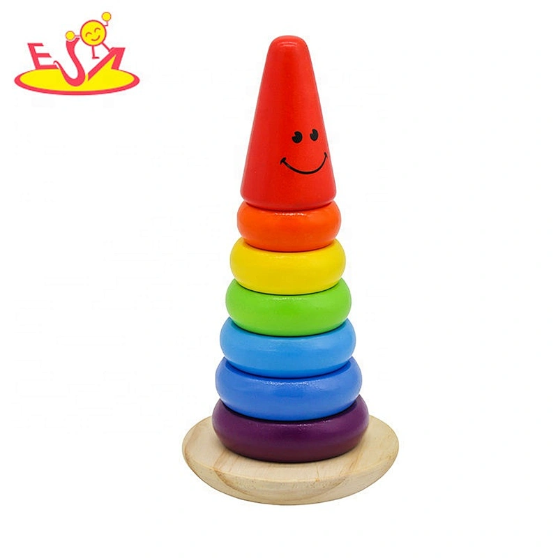 Customize colored wooden montessori knobless cylinders for kids W13E120
