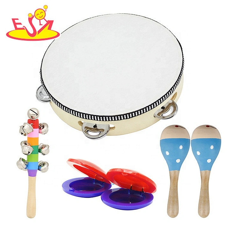 wholesale 10PCS wooden baby music set for percussion W07A163
