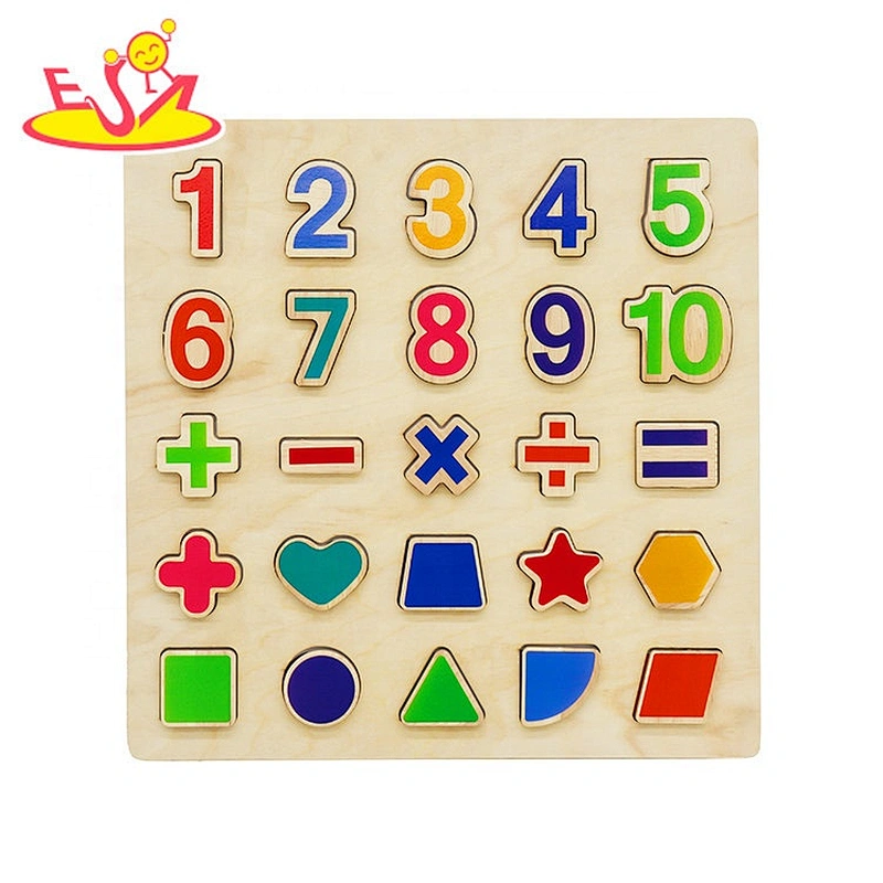 Hot sale early education wooden math learning toys for children W14B124