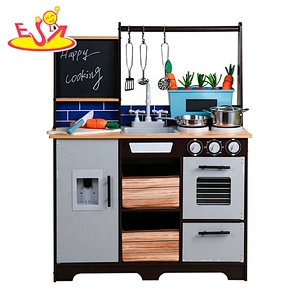 New sale kids white wooden kitchen toy set with lights and sounds W10C493G