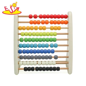 New hottest kids preschool wooden counting toy with beads W12A045