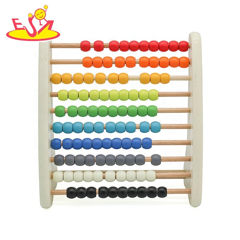 New hottest kids preschool wooden counting toy with beads W12A045