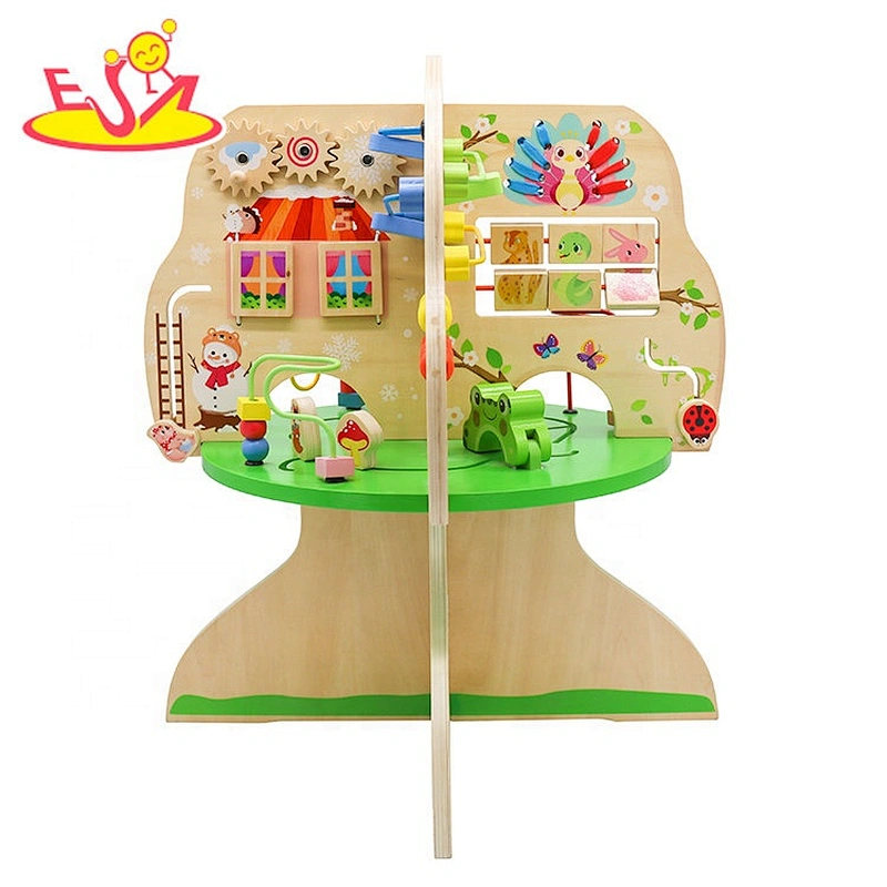 New hottest educational wooden 2 in 1 discovery table for children W12D224