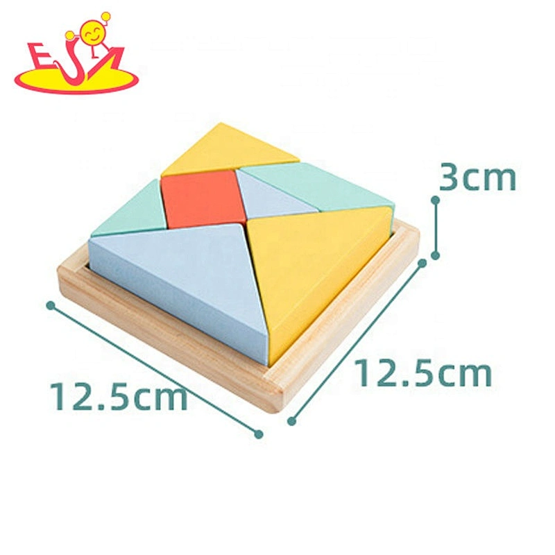 Customize first aid wooden tangram blocks for kids W11D011