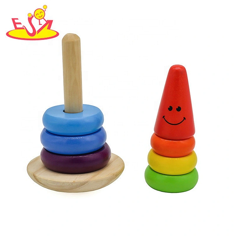 Customize colored wooden montessori knobless cylinders for kids W13E120