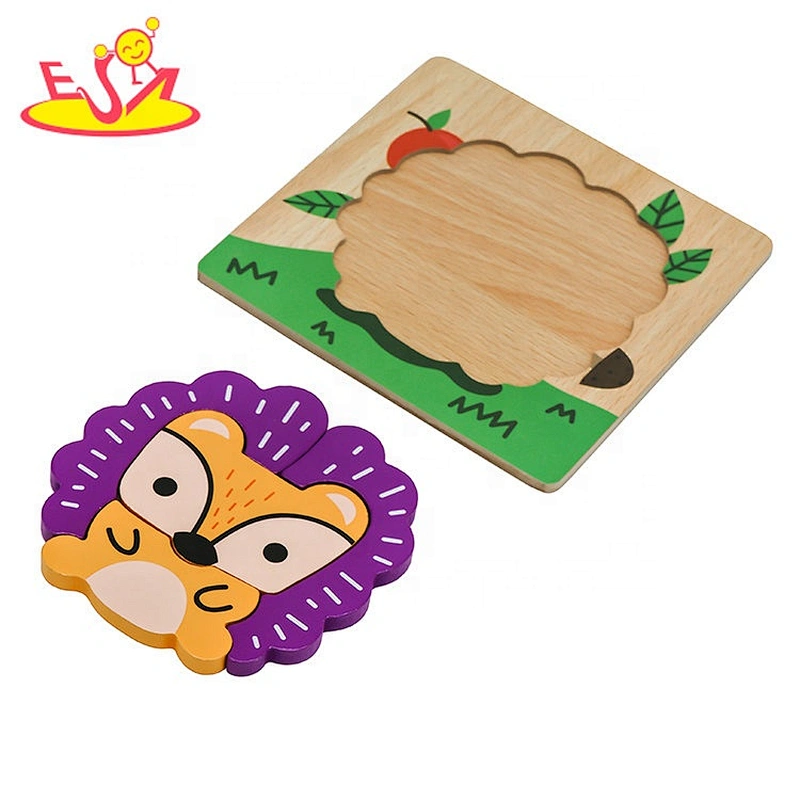 Customize cartoon wooden crocodile puzzles toy for children W14D142