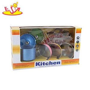 Customize 13 PCS kids metal pots and pans playsets for wholesale M03A008