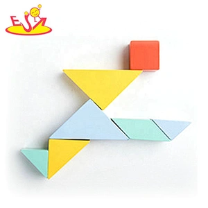 Customize first aid wooden tangram blocks for kids W11D011