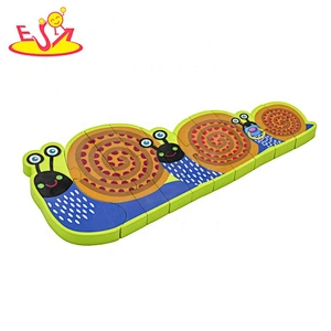 Customize cartoon wooden snail jigsaw puzzle for kids W14D122