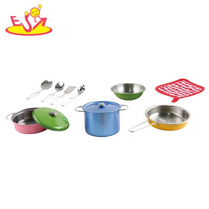 Customize 13 PCS kids metal pots and pans playsets for wholesale M03A008