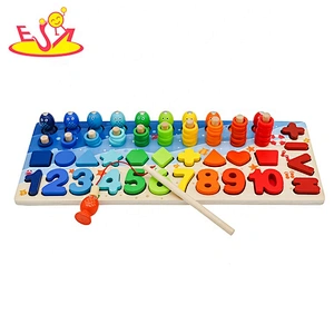 Customize magnetic wooden learning board for baby W12D226