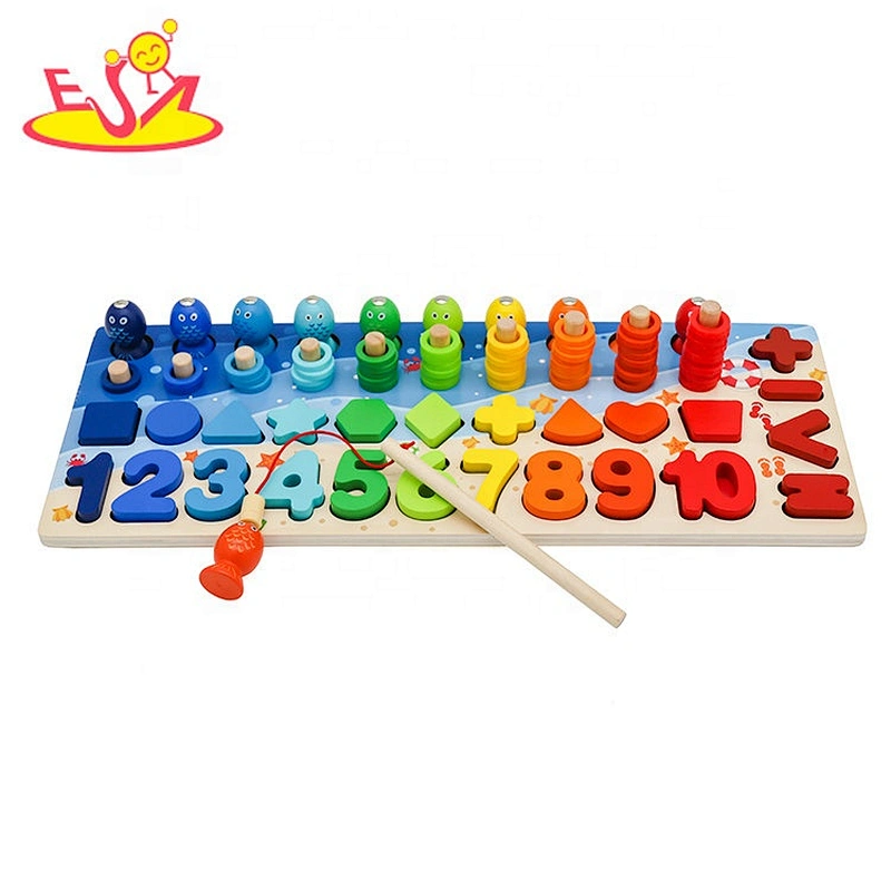 Customize magnetic wooden learning board for baby W12D226