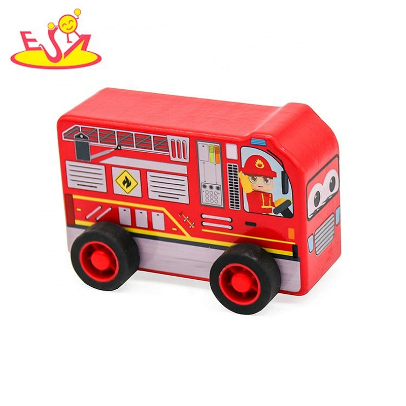 High quality kids wooden toy vehicles for wholesale W04A476