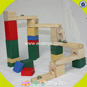 2018 wholesale baby wooden marble run toy funny kids wooden marble run toy best children wooden marble run toy W13A095