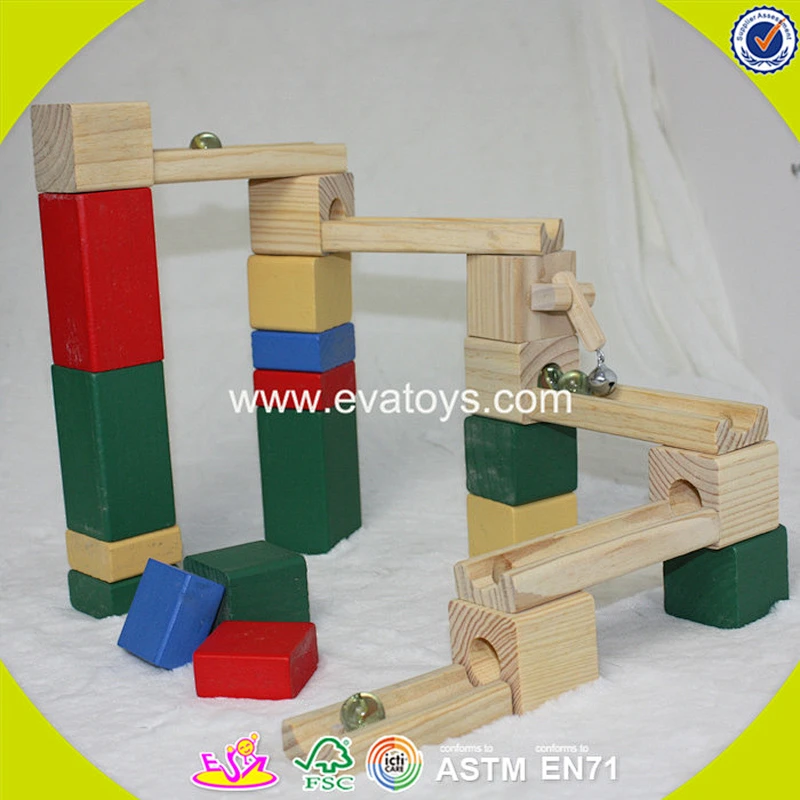 2018 wholesale baby wooden marble run toy funny kids wooden marble run toy best children wooden marble run toy W13A095