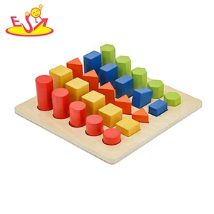 Customize multi function wooden alphabet board for kids W12D229