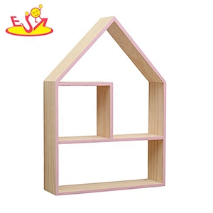 Wholesale multi grid wooden small storage shelf used in home or kindergarten W08C317
