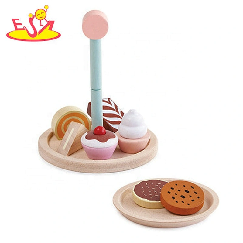 2021 New released play cake wooden toy for children W10B351