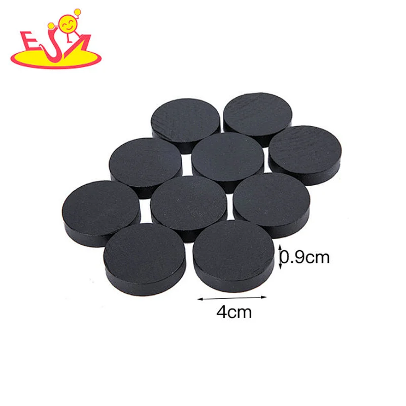 high quality 2 in 1 wooden sling puck game for children W11A119