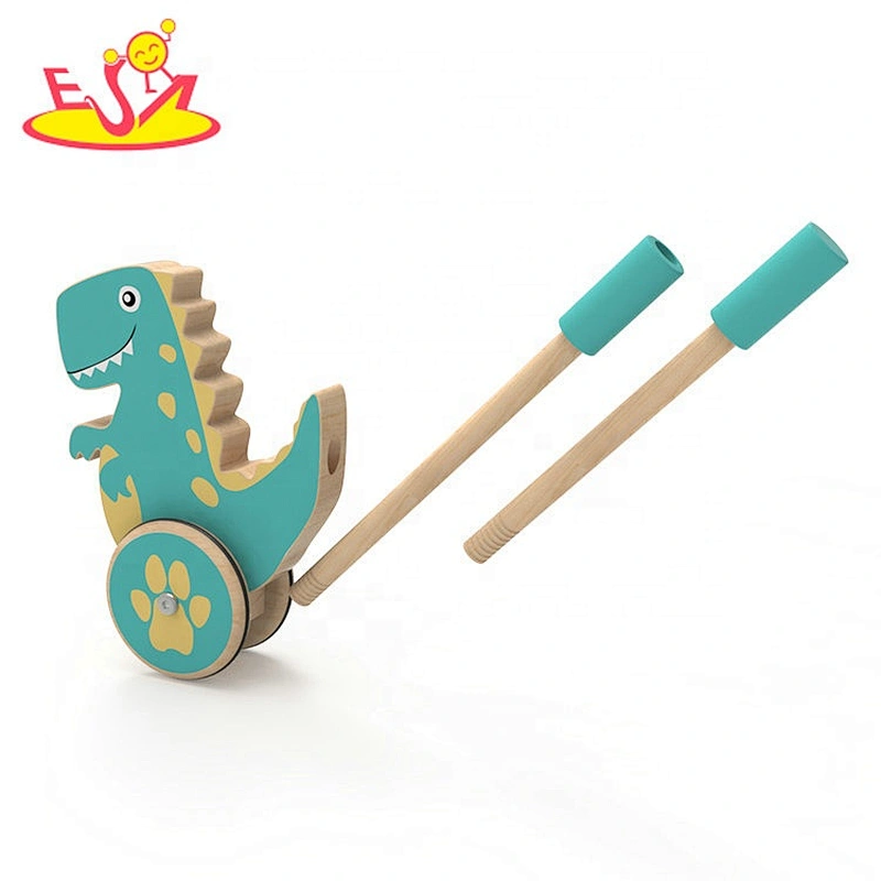 New design preschool wooden push walker toy for baby W05A030