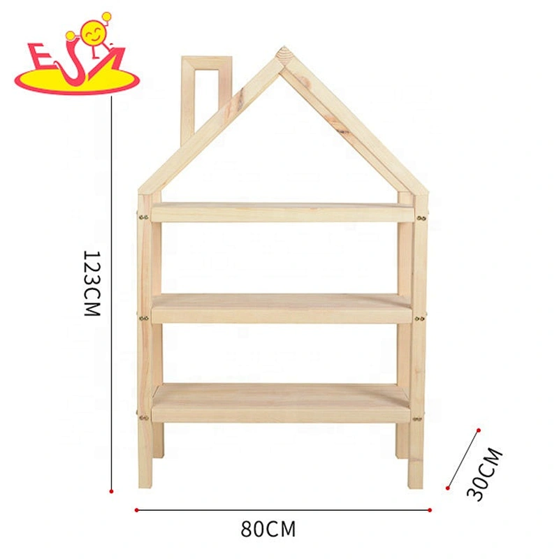 Wholesale multi grid wooden small storage shelf used in home or kindergarten W08C317