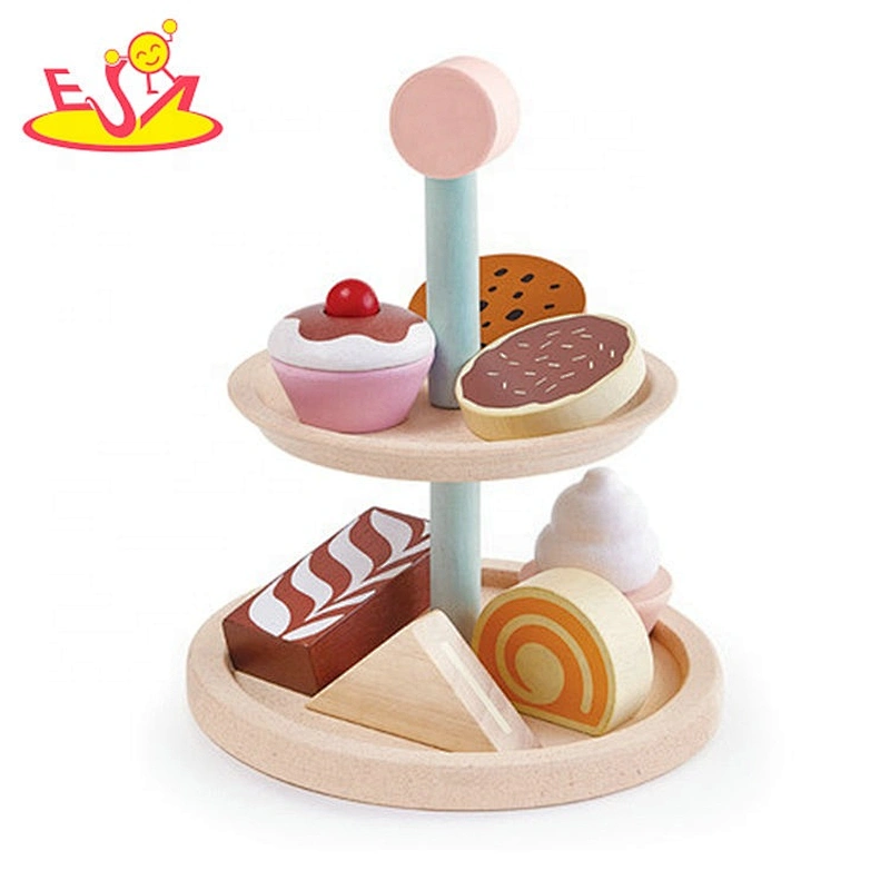 2021 New released play cake wooden toy for children W10B351