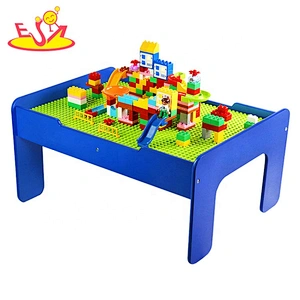 Most popular kindergarten wooden city display table for kids W08G298