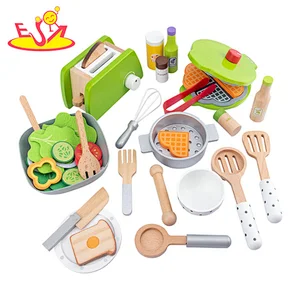 2021 New released pretend wooden microwave toy for kids W10D285