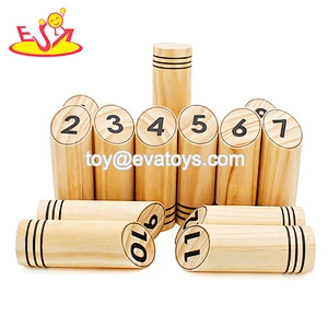 2020 high quality outdoor wooden kubb lawn game wholesale W01D031