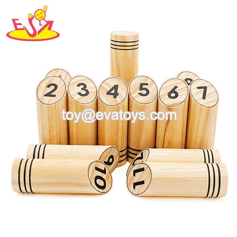 2020 high quality outdoor wooden kubb lawn game wholesale W01D031