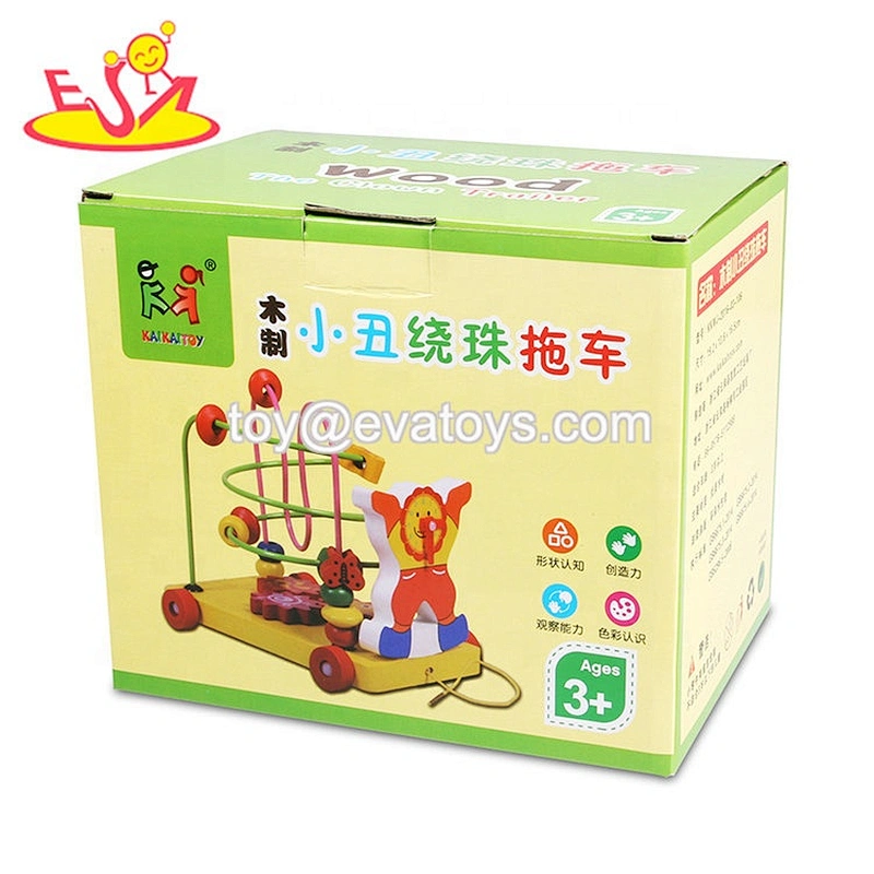 wholesale preschool wooden pull toys for toddlers W05C135