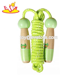wholesale preschool wooden children jumping rope with most popular W01A372B